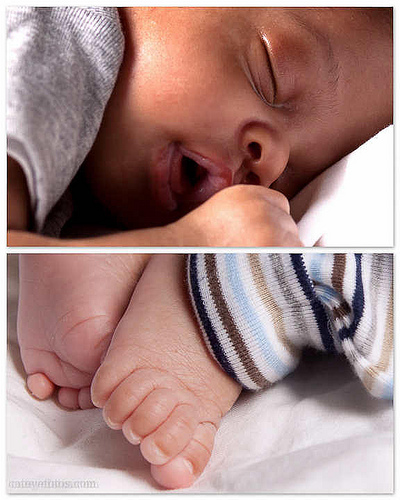 one month old baby