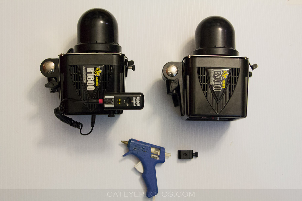 Cold shoe Mount to Alien Bee Strobe