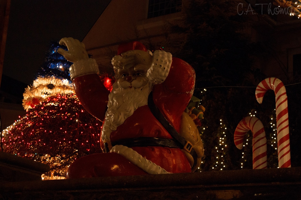 Dyker Heights | Brooklyn, NY - Holiday 2012 santa,candy cane