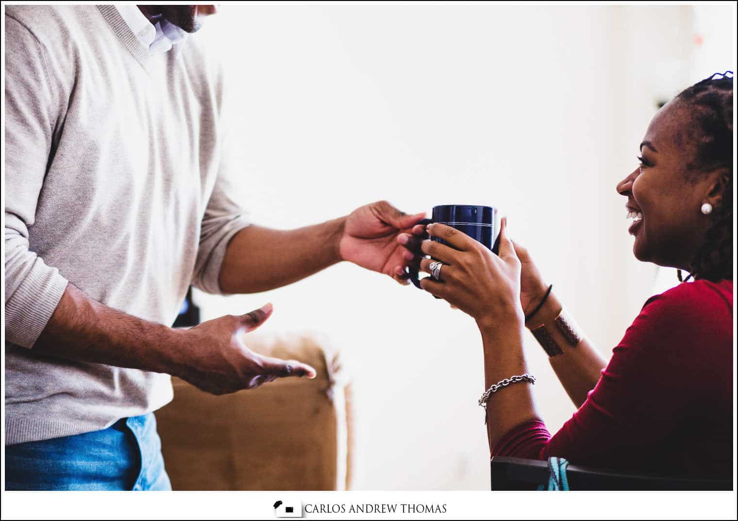 pregnant,maternity session photography,lifestyle,in home photography,new york,black couple