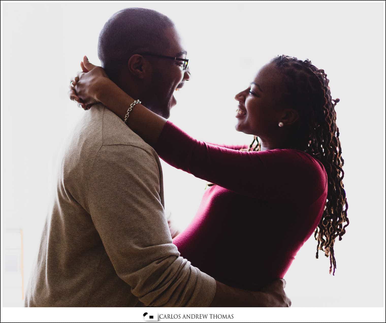pregnant,maternity session photography,lifestyle,in home photography,new york,black couple