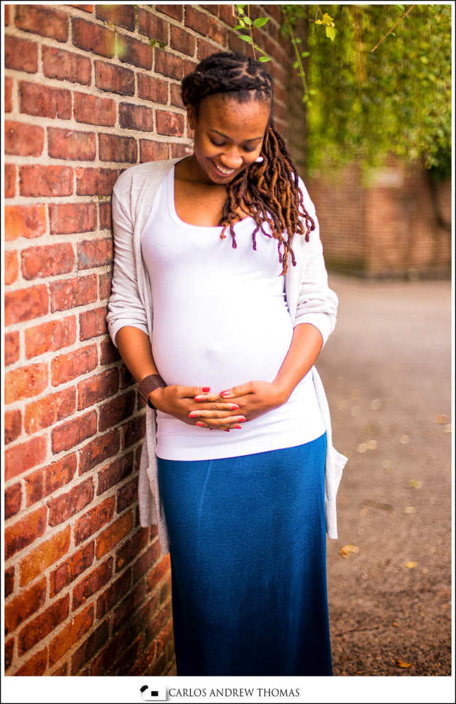 maternity,family,portrait,session,new york,brooklyn,black couple,english garden